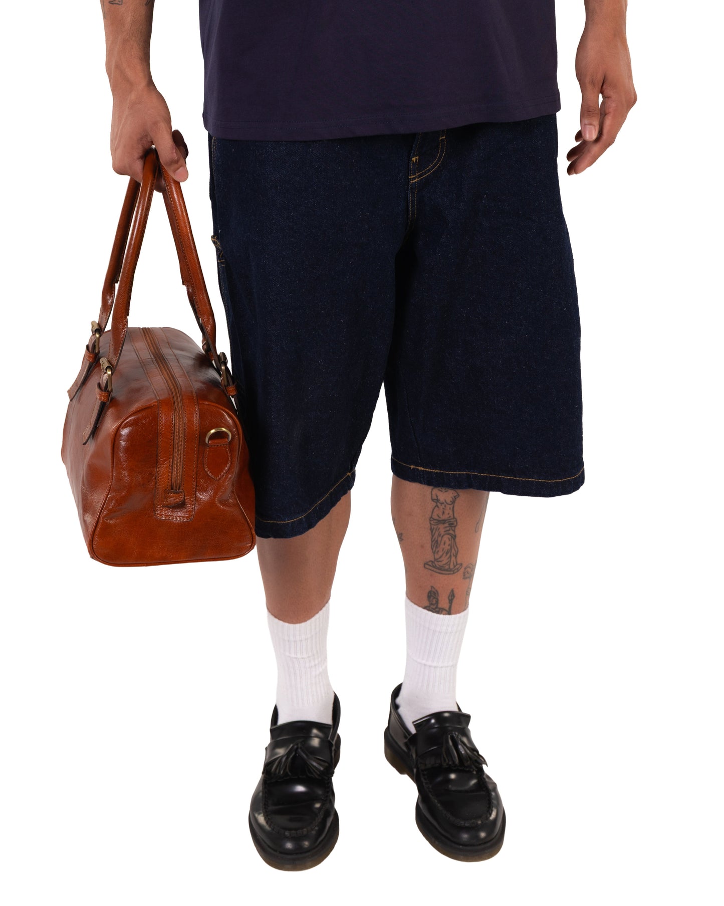 VINTAGE LEATHER SHANTA CARAMEL BAG