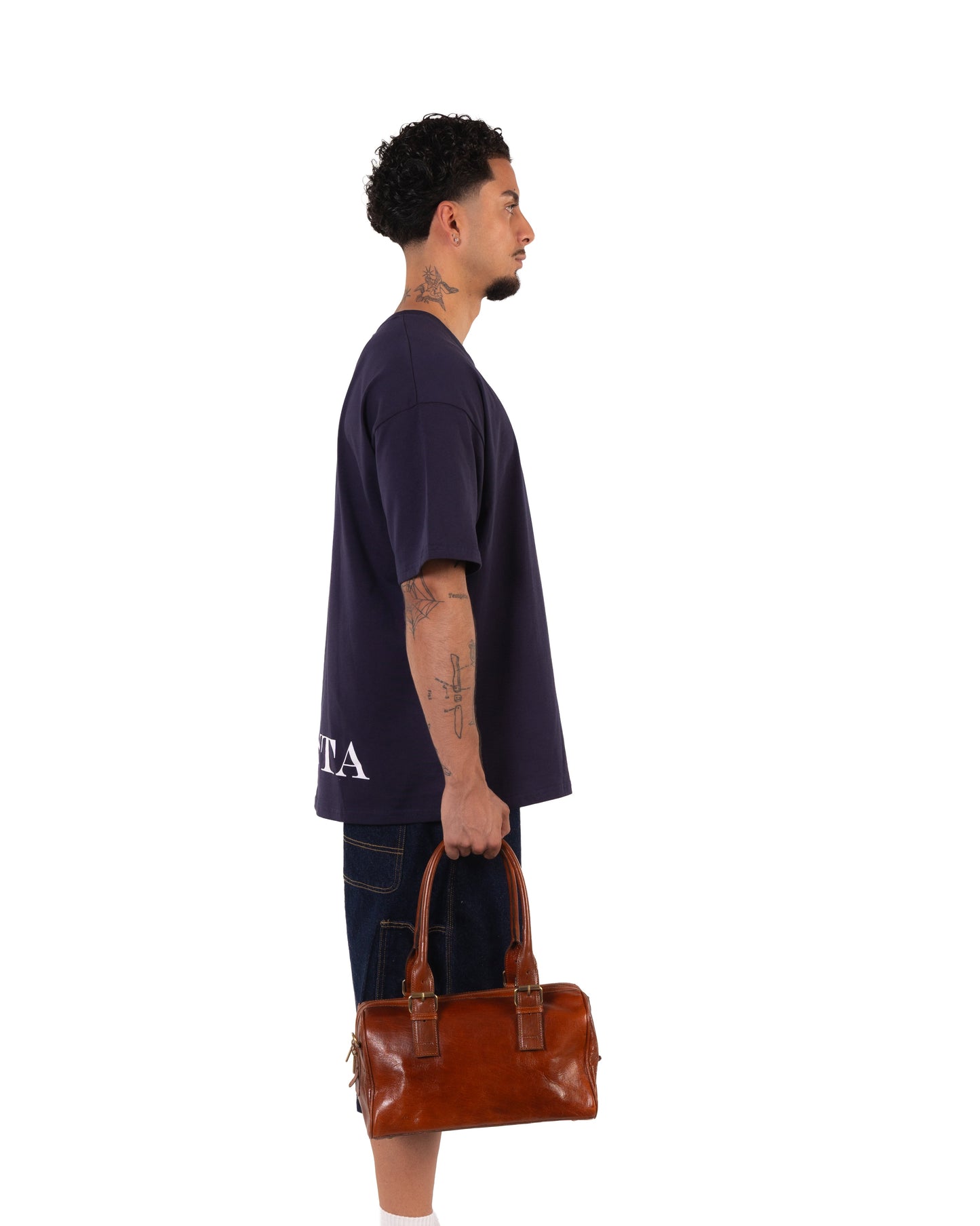 VINTAGE LEATHER SHANTA CARAMEL BAG