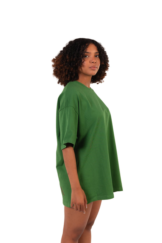 CLASSIC SHANTA GREEN/BROWN TEE