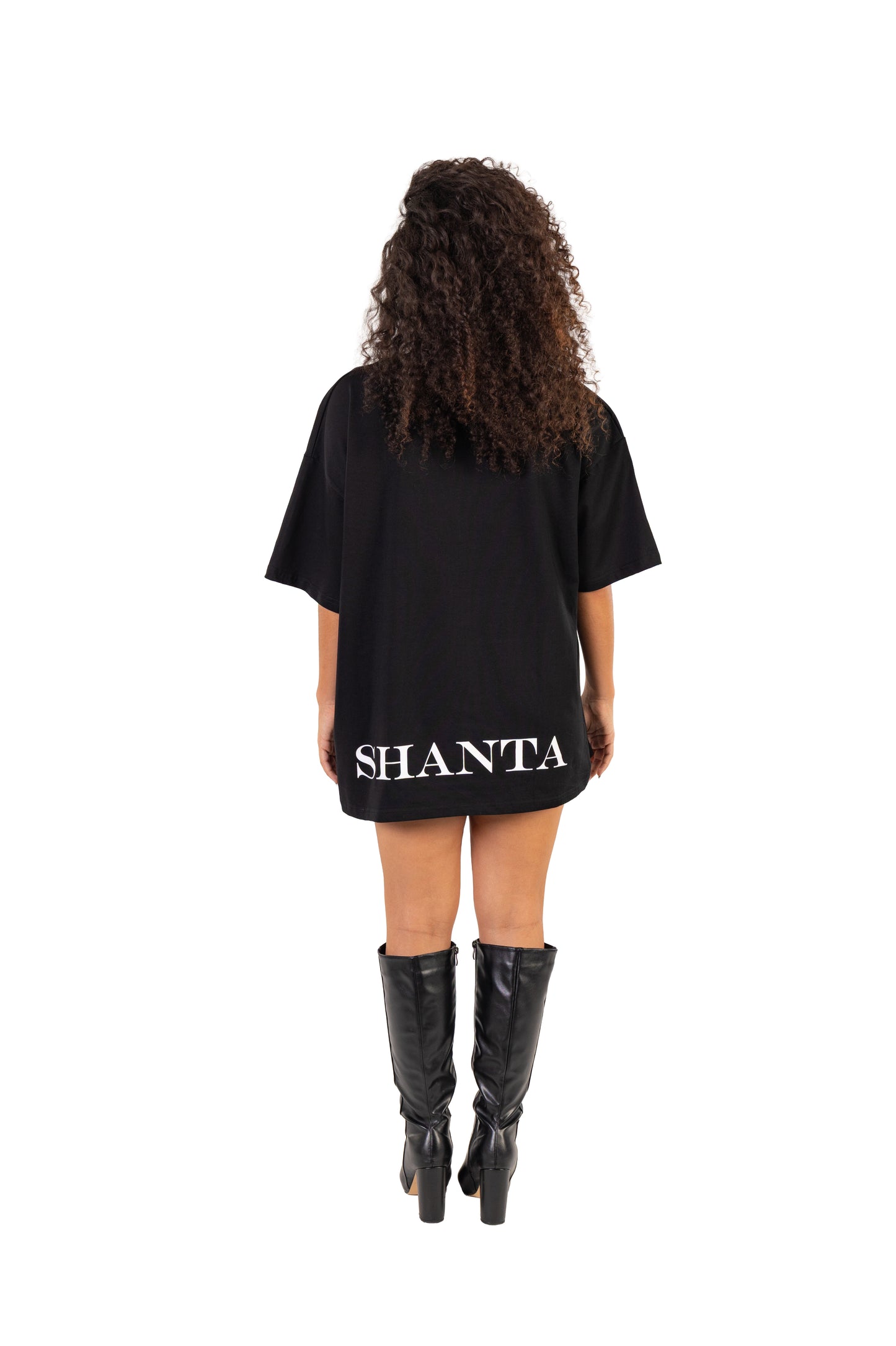 CLASSIC SHANTA BLACK TEE