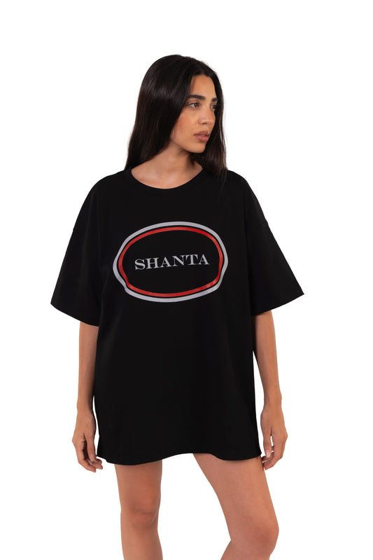 CIRCLE LOGO BLACK TEE