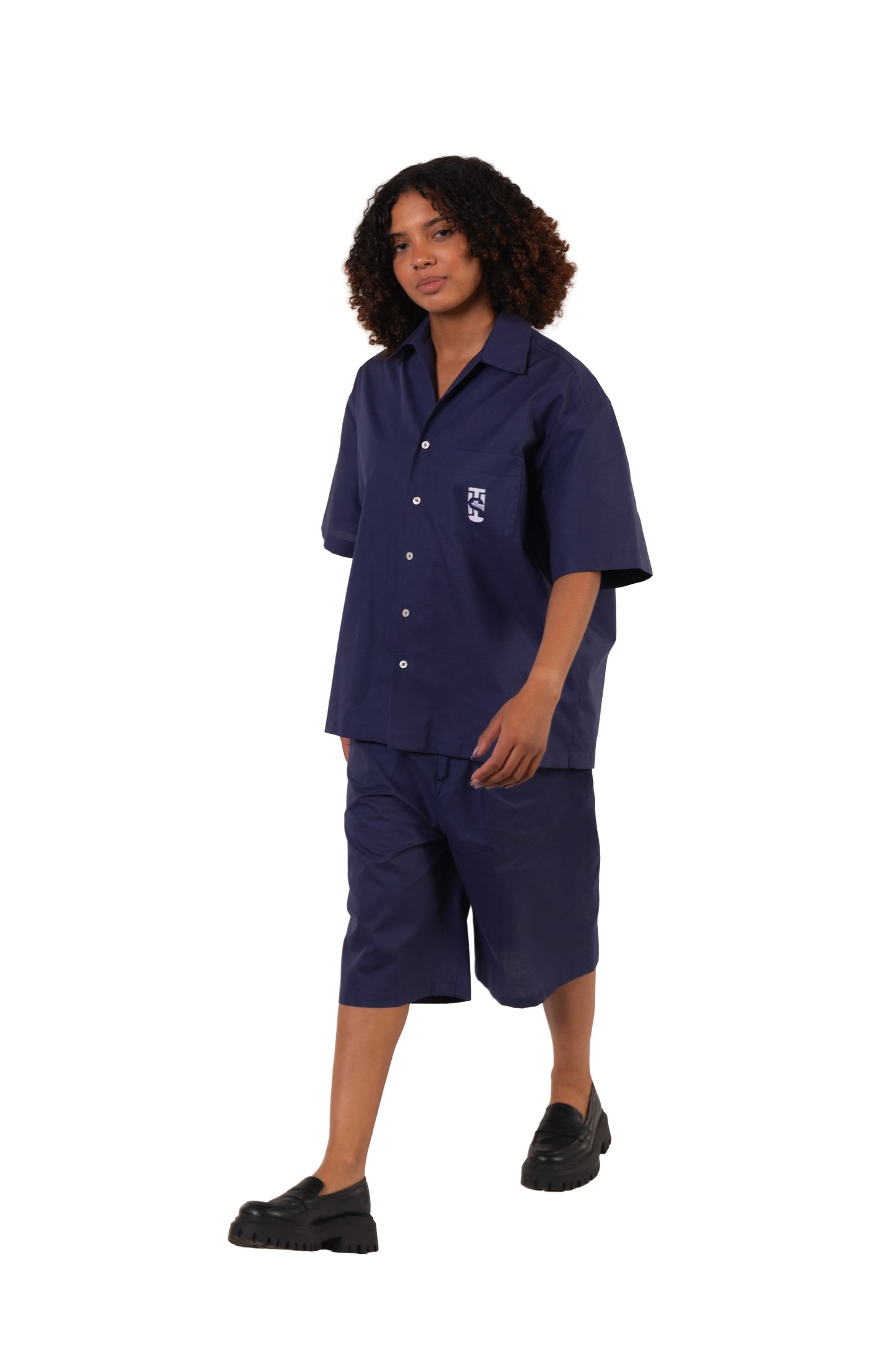 SHANTA NAVY SHIRT
