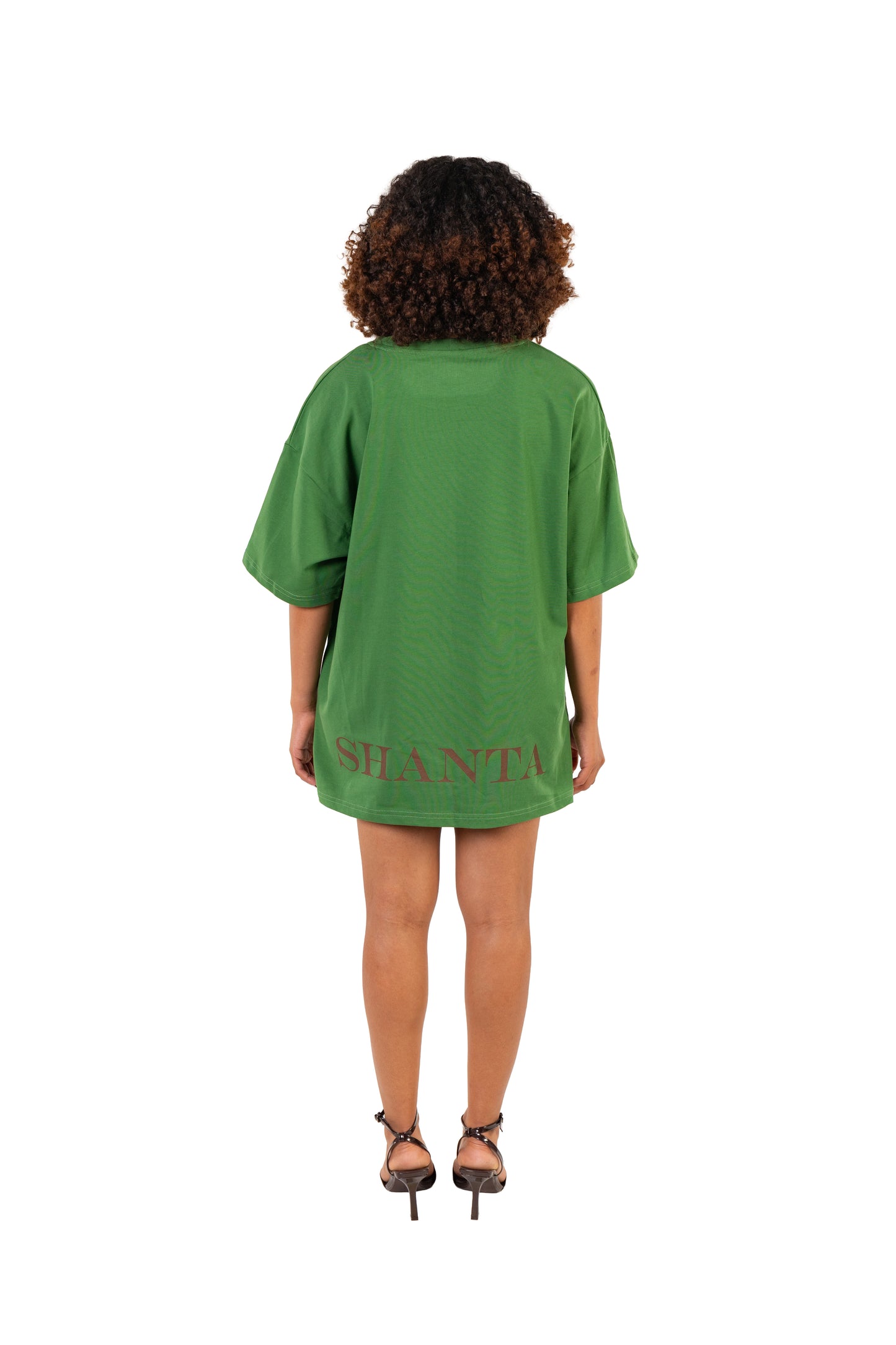 CLASSIC SHANTA GREEN/BROWN TEE
