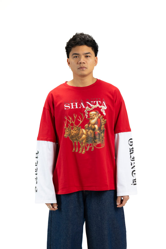 SHANTA CLAUS LONG-SLEEVE SHIRT