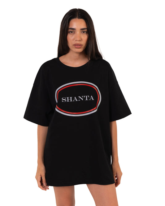 CIRCLE LOGO BLACK TEE